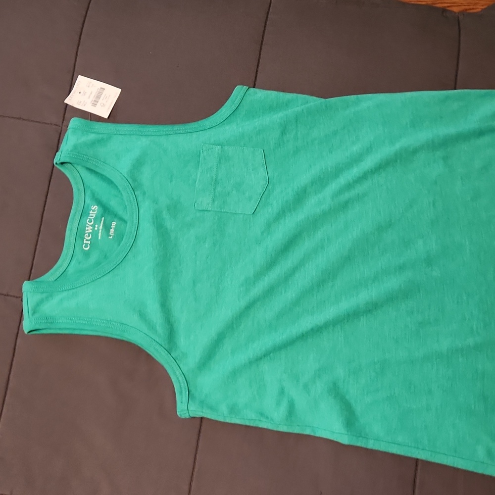 Boys tank top green